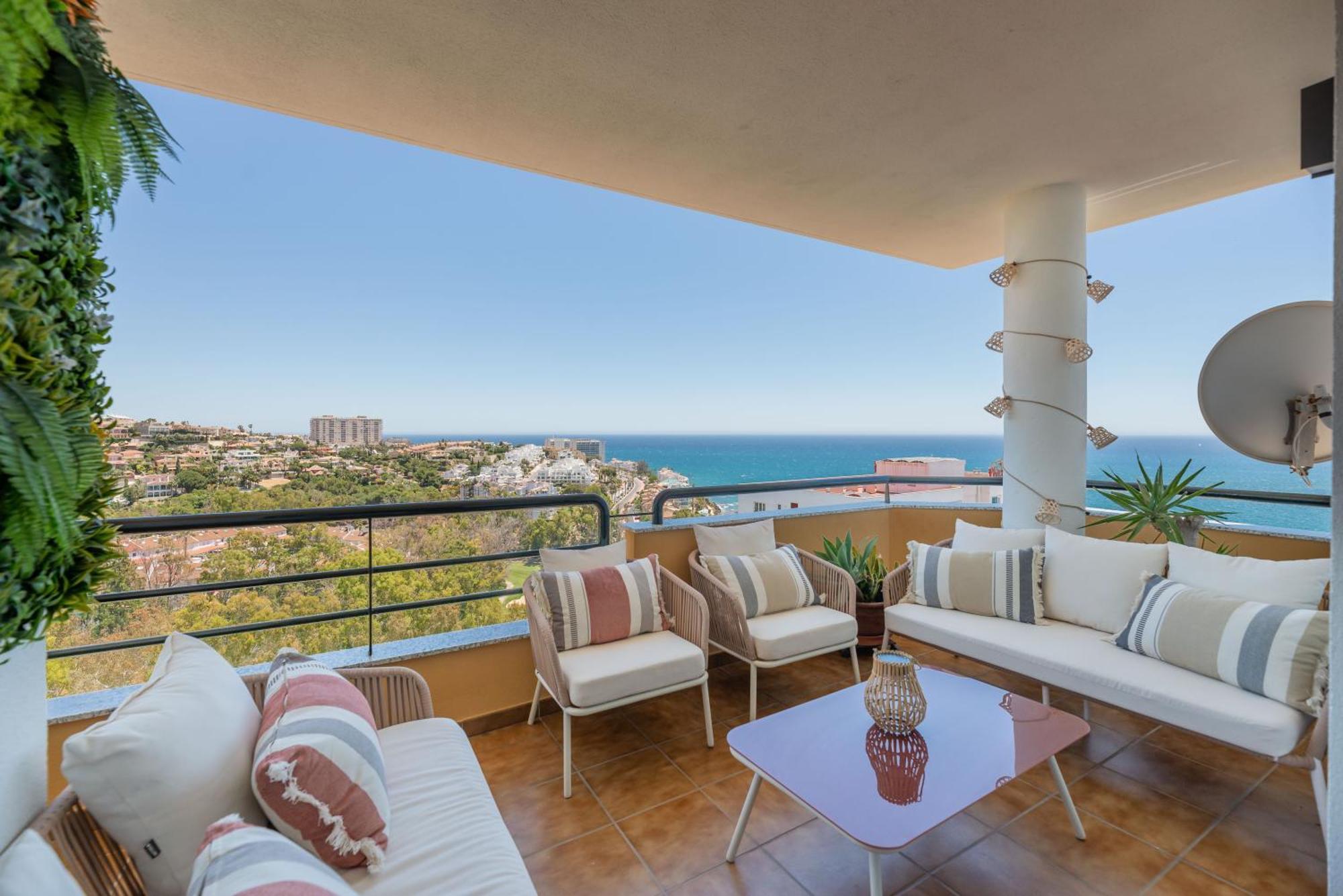 Luxury 4Bdr Penthouse With Sea Views Apartment Benalmadena Ngoại thất bức ảnh